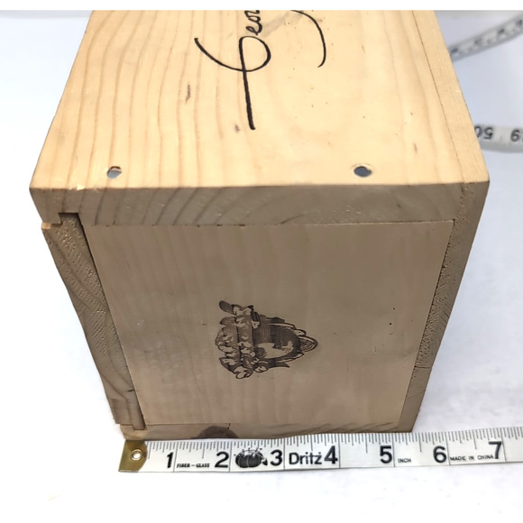 Patrimony Wine Box Wood Signed Paso Robles Adelaida District 2015 Rustic Decor - Picture 12 of 12